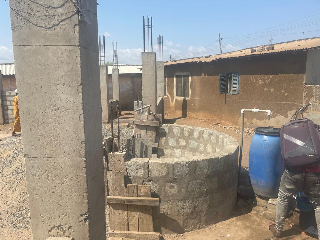 Mosque construction progress